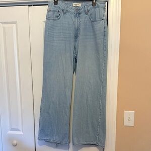 Abercrombie Light Blue Flare Women's Jeans